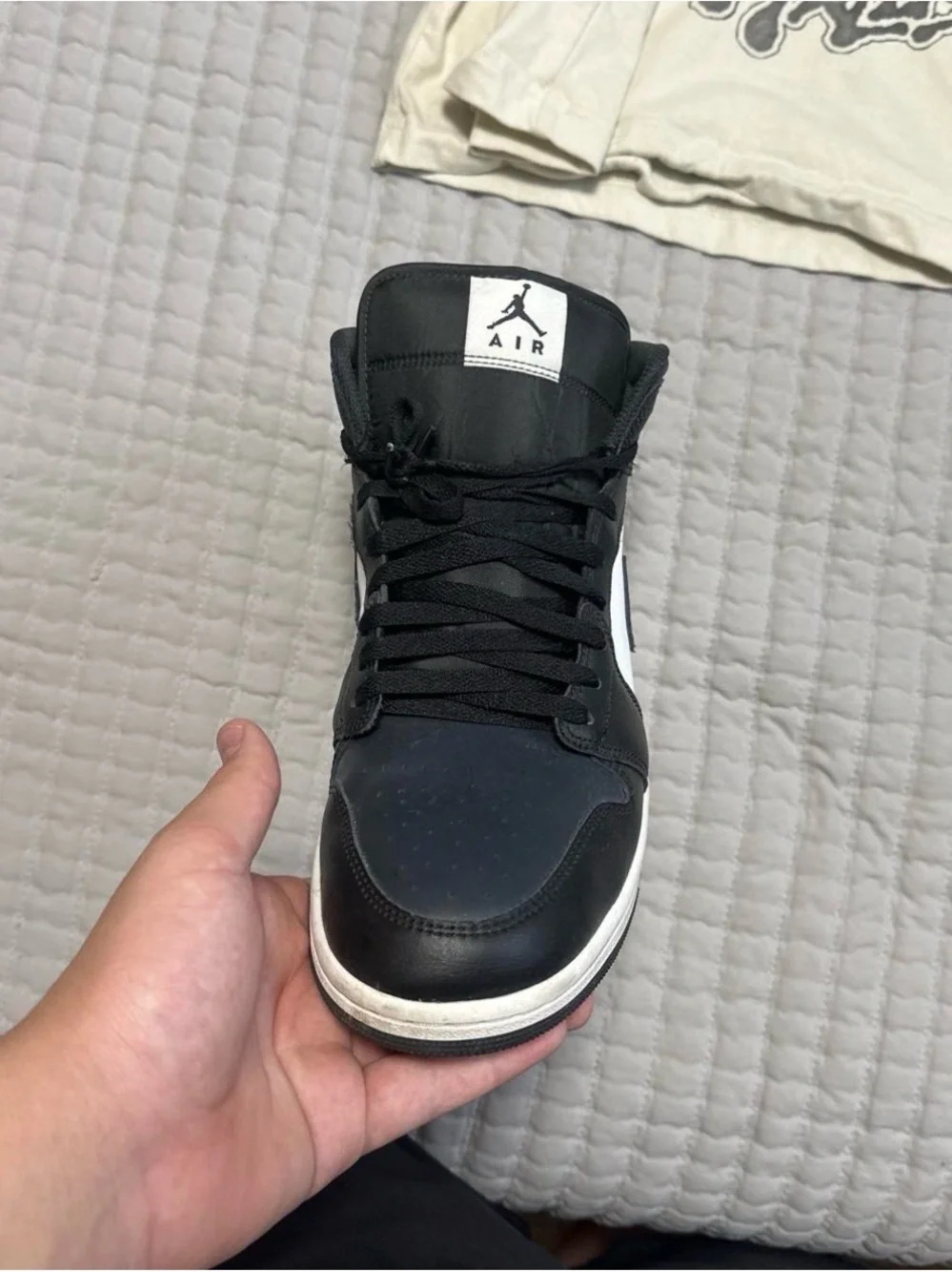 Jordan Men's High-Top Sneakers Black/White